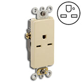 Leviton 16441 Single Side Wired, Self-Grounding NEMA 6-20R